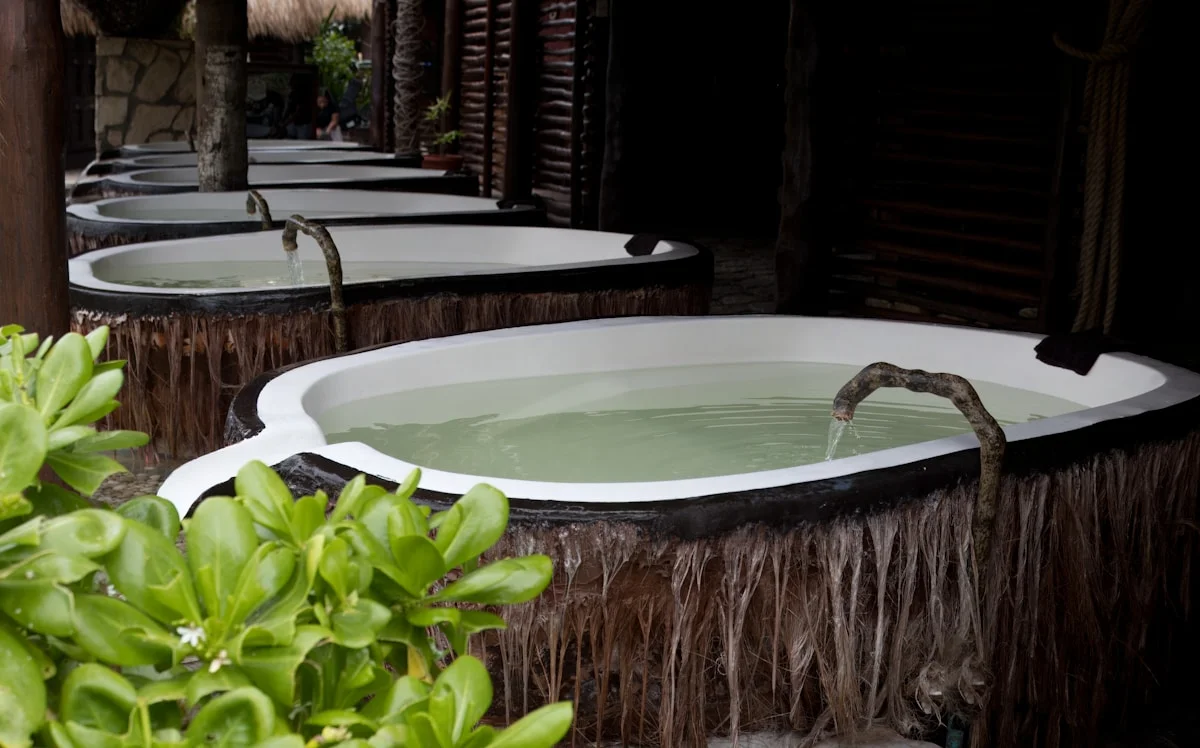 Refined luxury skincare treatment environment